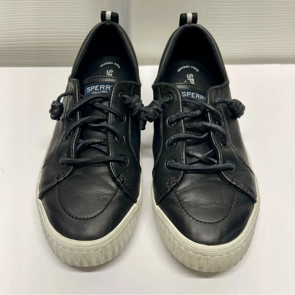 Sperry Top Sider  Women’s Black Shoes Size 8.5 Slip On